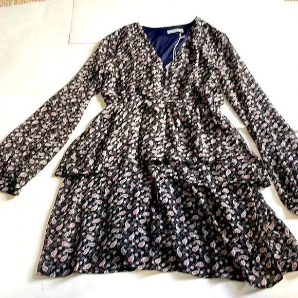 Paper Crane print dress size small NWT - Picture 1 of 6